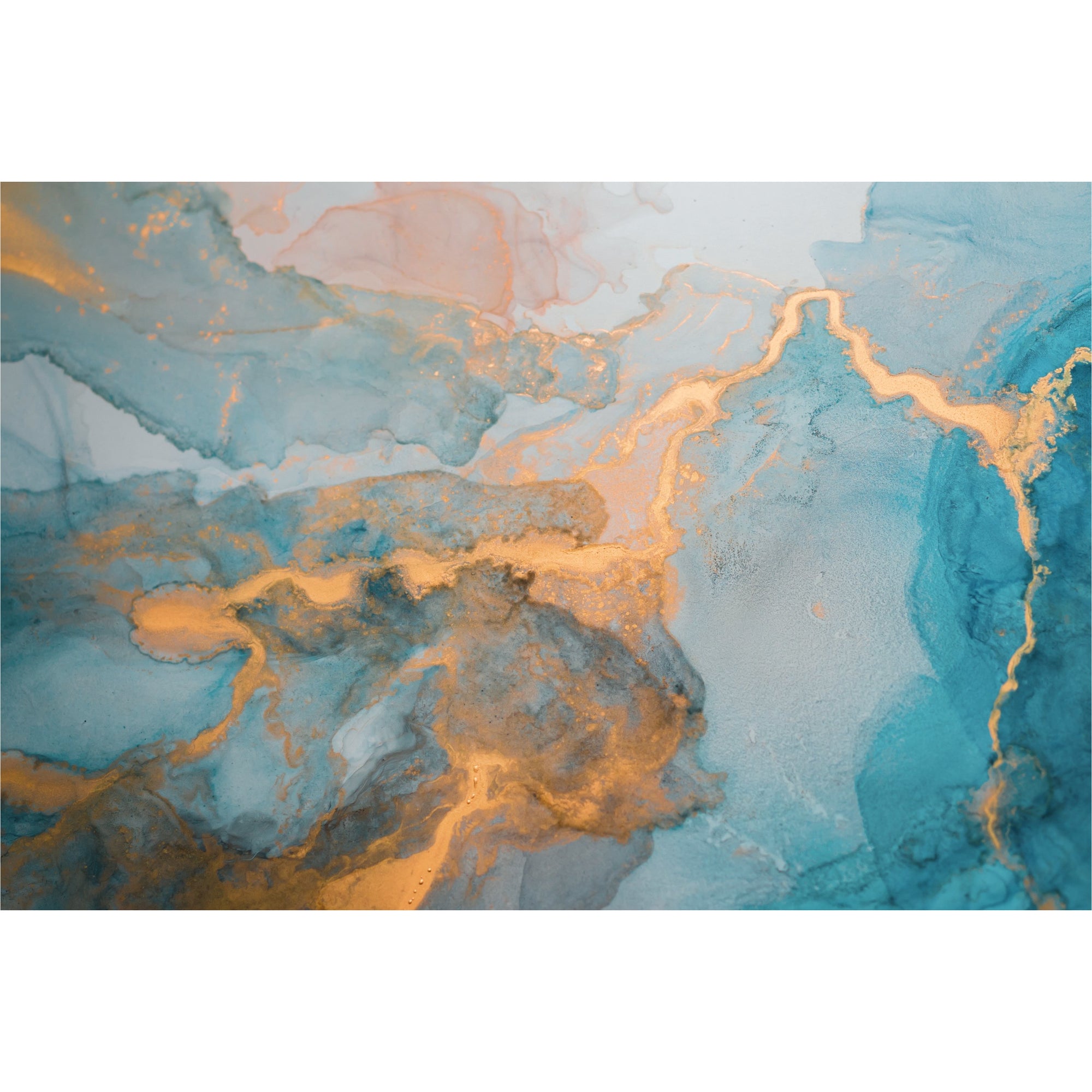 Abstract Turquoise freeshipping - Beautiful Spaces Store