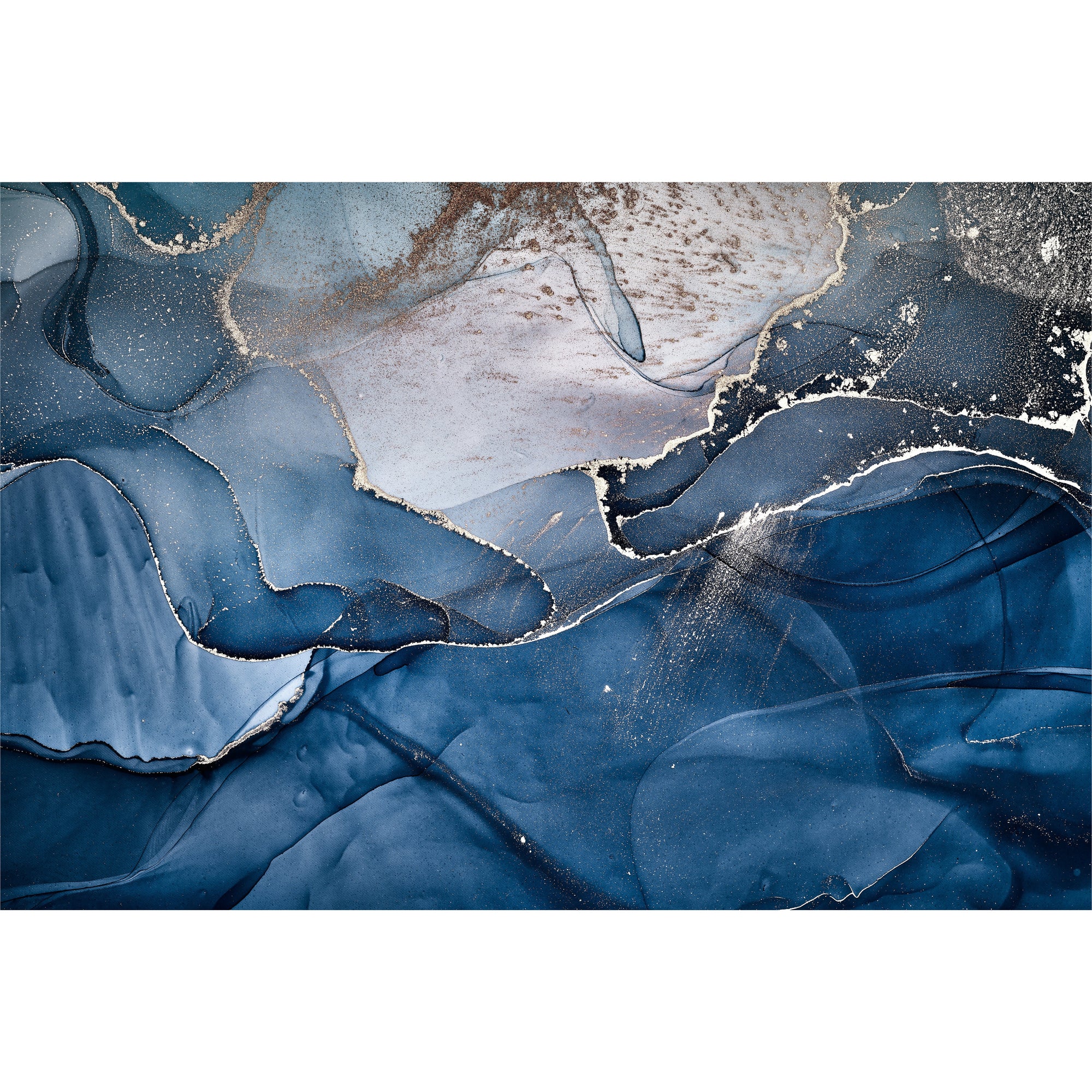 Abstract Midnight Blue freeshipping - Beautiful Spaces Store