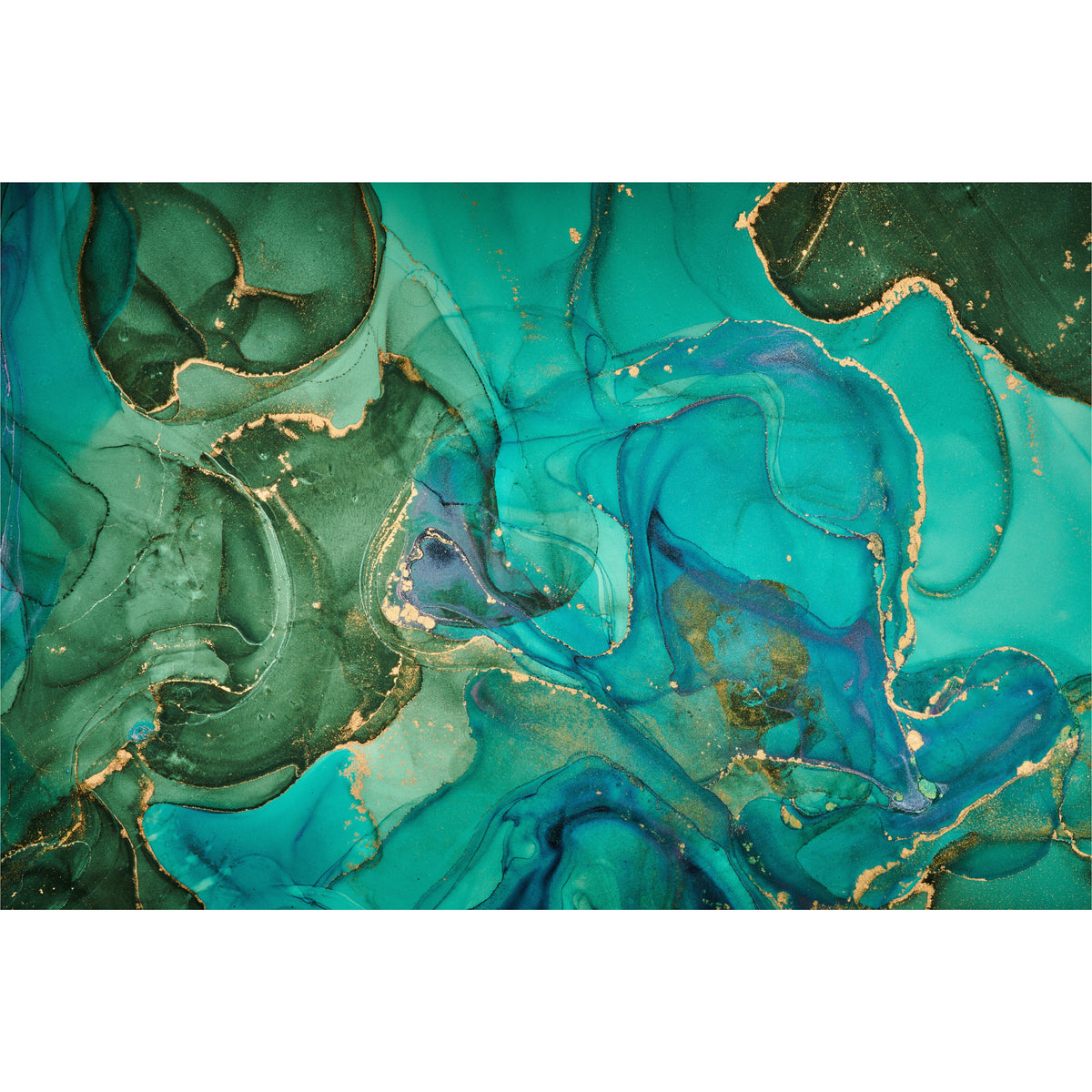 Abstract Green freeshipping - Beautiful Spaces Store