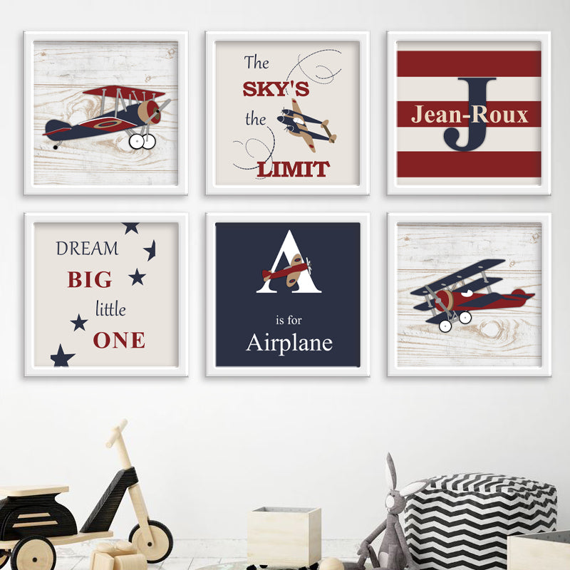 Airplane with Name freeshipping - Beautiful Spaces Store