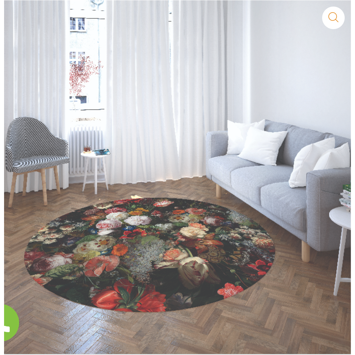 Custom Printed Round Rugs