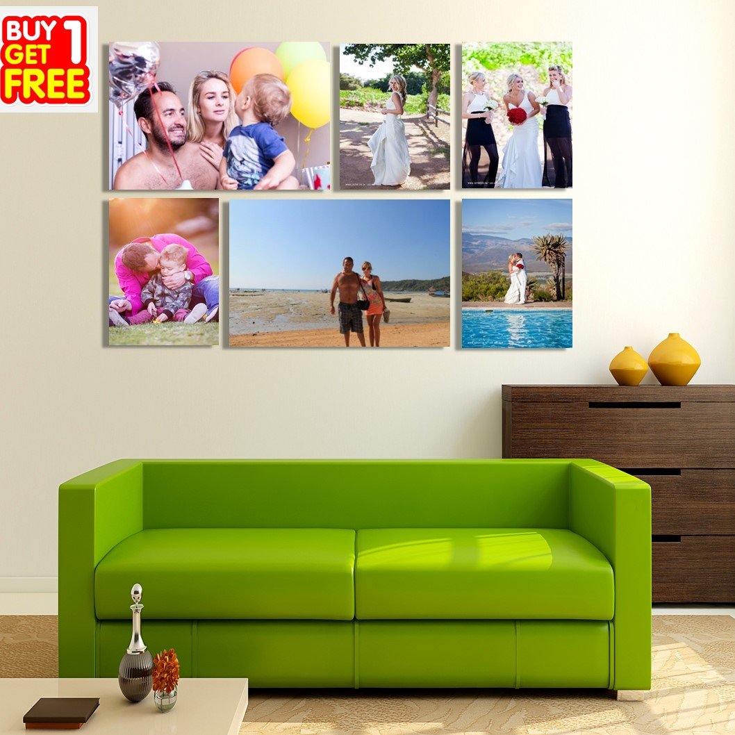 Buy 1, Get one FREE: 6 Piece Combo Deal x2! (12 prints in total) Canvas &amp; More 