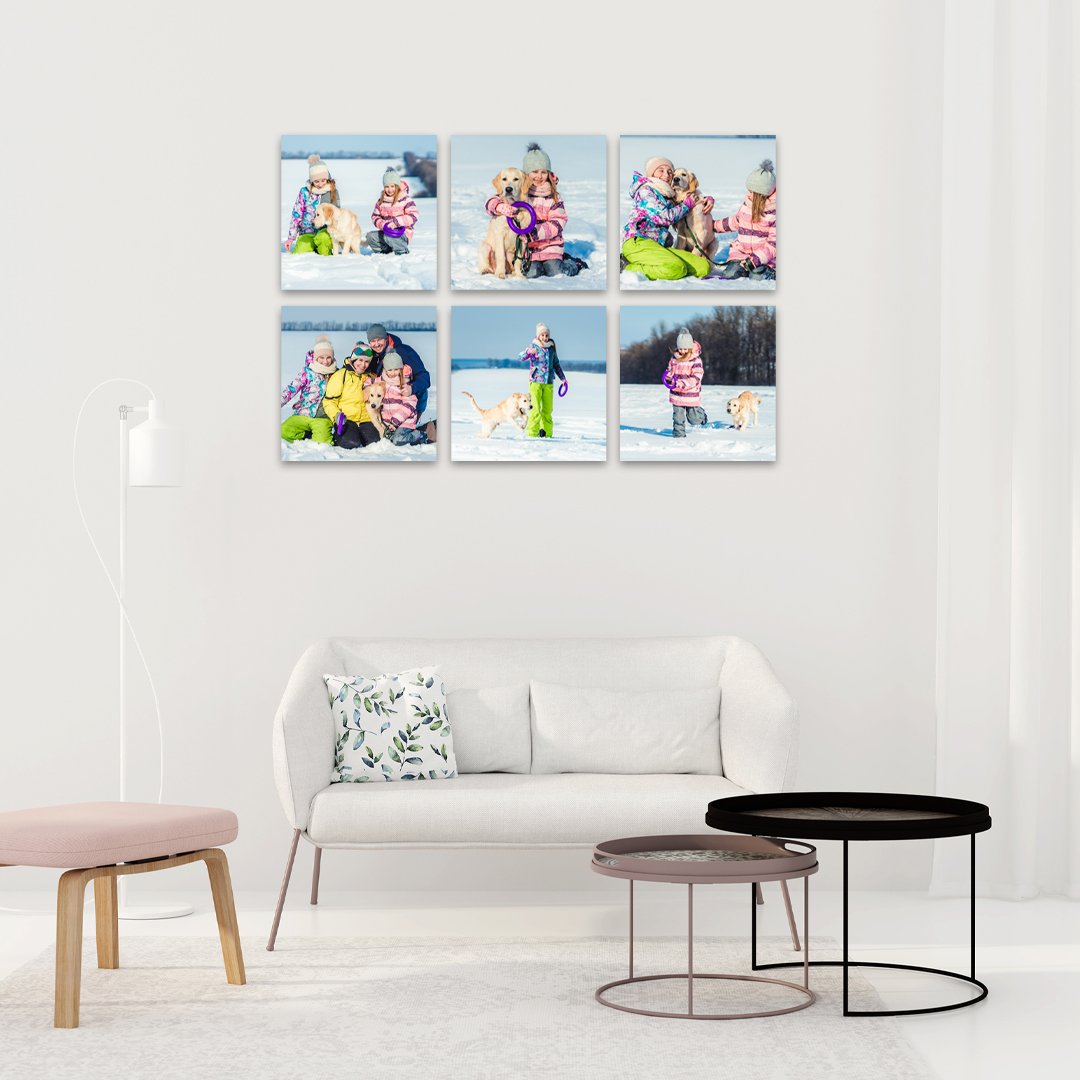 Re-stickable Square Memory Blocks - no tools required to hang! Canvas &amp; More 