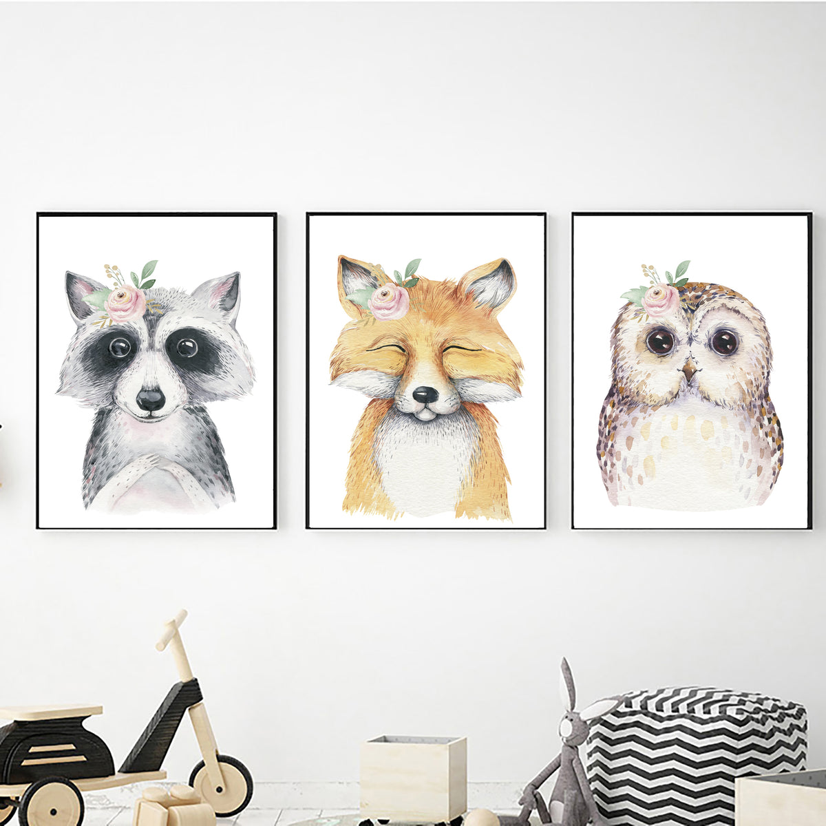 Forest Friends with Flowers freeshipping - Beautiful Spaces Store