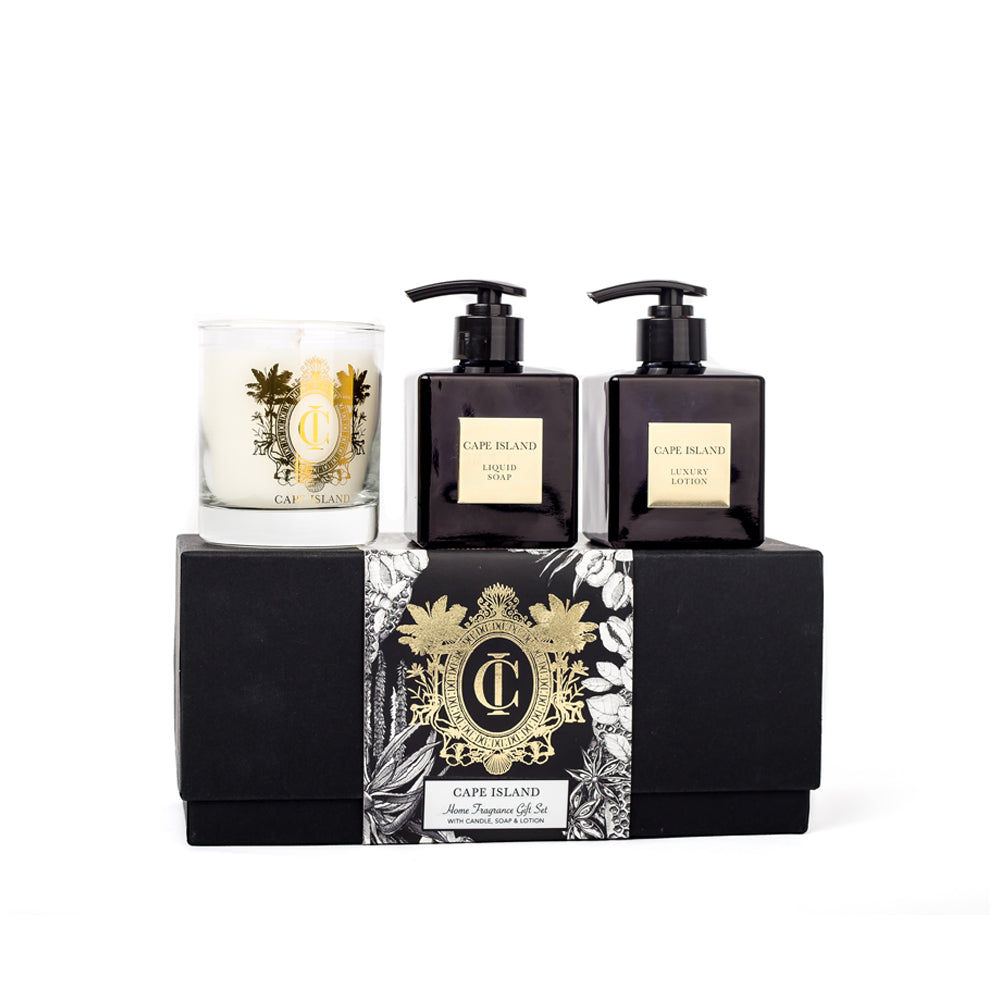 Black Gold Soap, Lotion &amp; Candle Boxed Set freeshipping - Beautiful Spaces Store