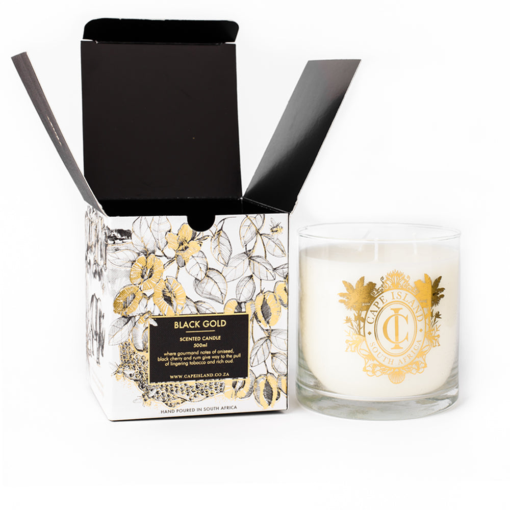 Black Gold Large Candle 2020 freeshipping - Beautiful Spaces Store