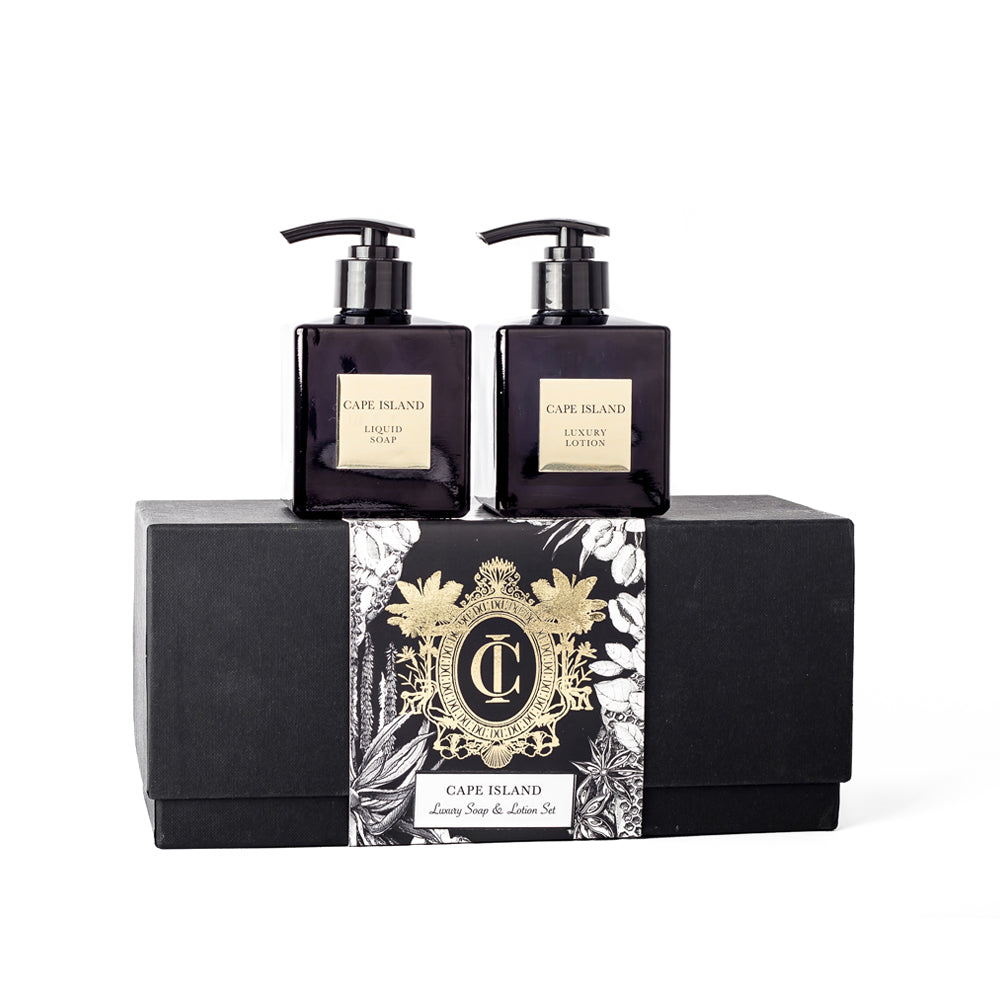 Black Gold Soap &amp; Lotion Boxed Set freeshipping - Beautiful Spaces Store