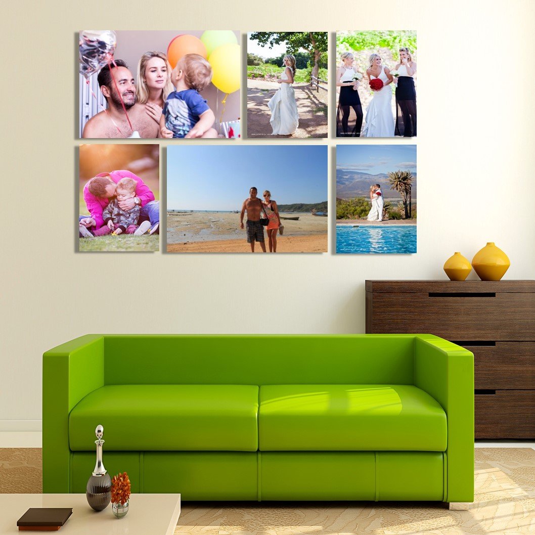 Buy 1, Get one FREE: 6 Piece Combo Deal x2! (12 prints in total) Canvas &amp; More 