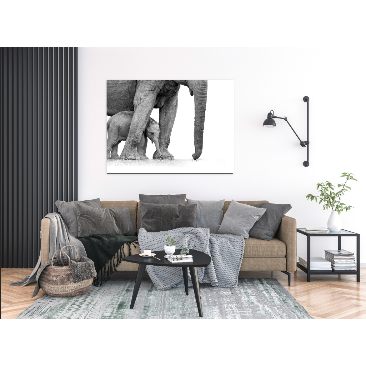 Landscape Elephants freeshipping - Beautiful Spaces Store