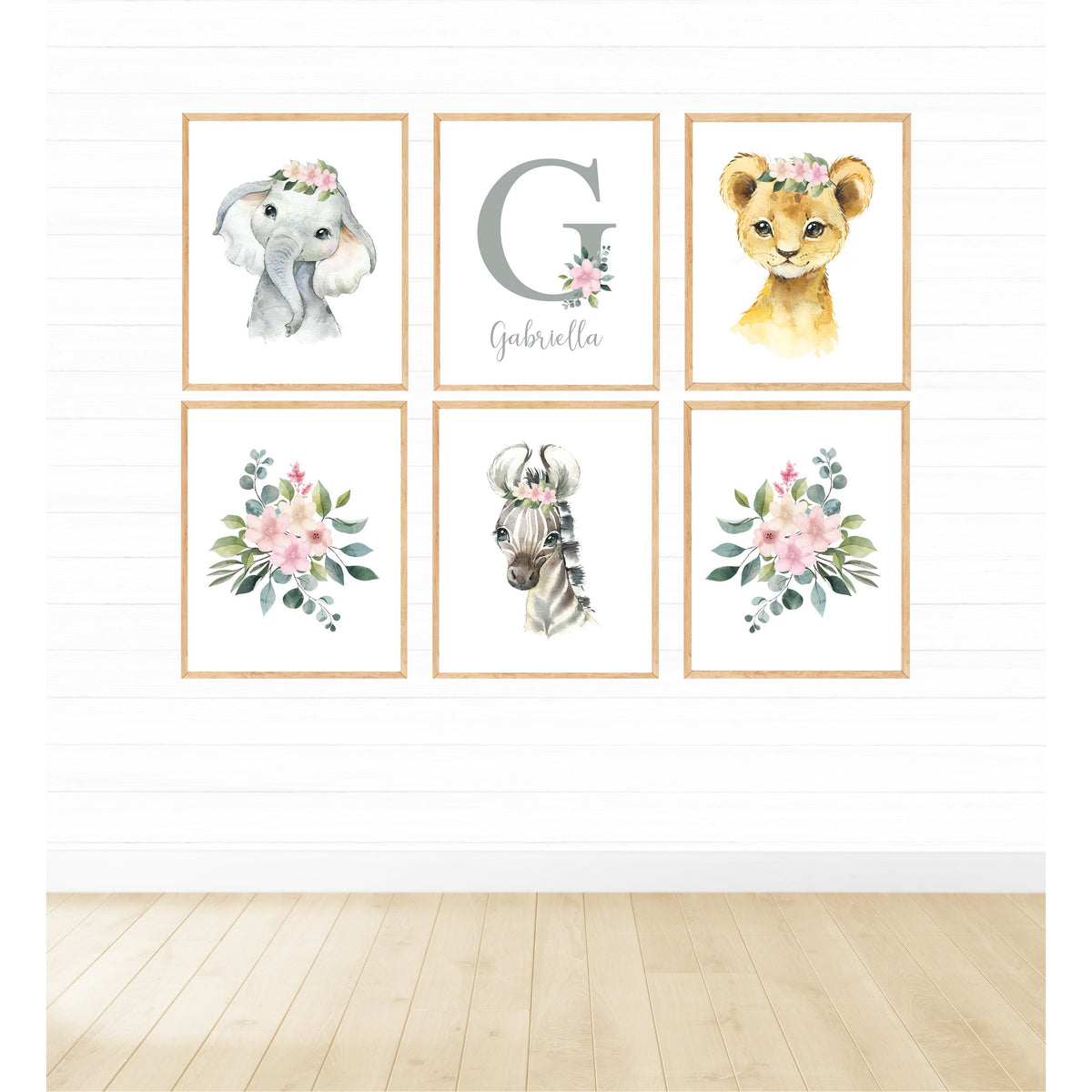 Safari Animals Girl Namesake freeshipping - Beautiful Spaces Store