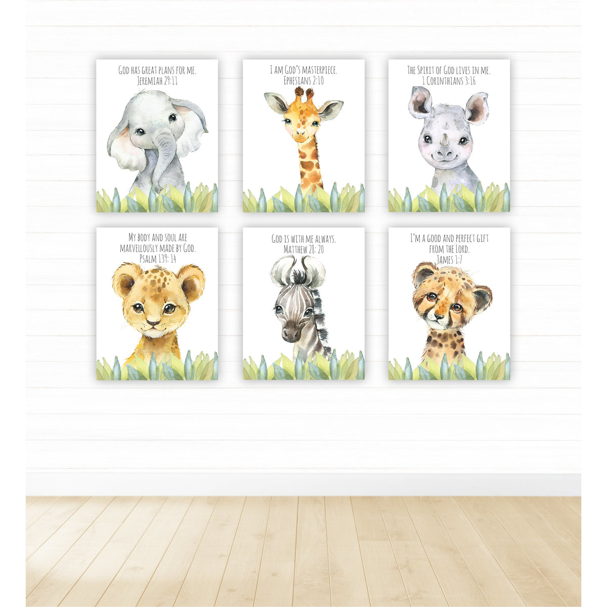 Safari Animals Bible Verse