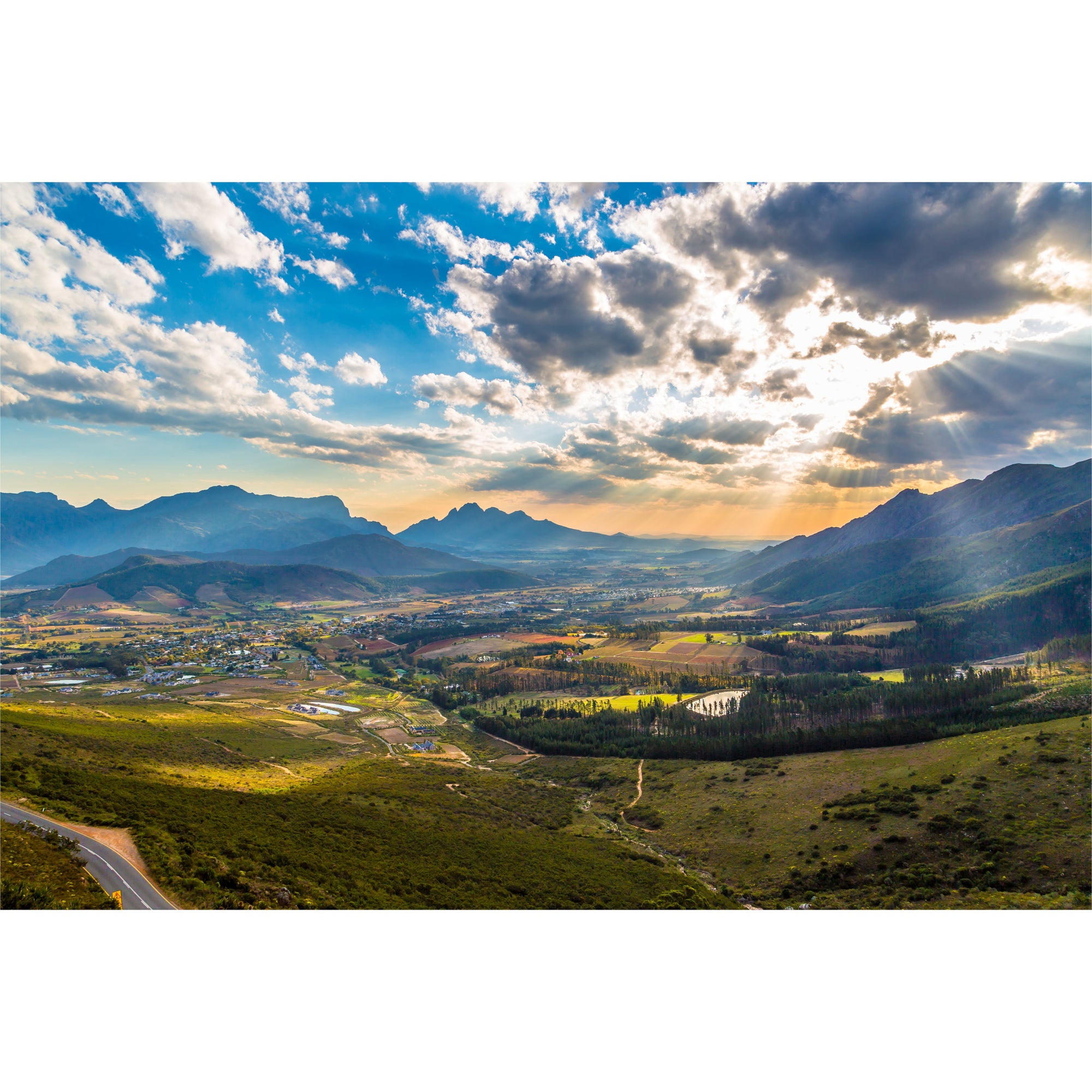 Franschhoek Landscape freeshipping - Beautiful Spaces Store